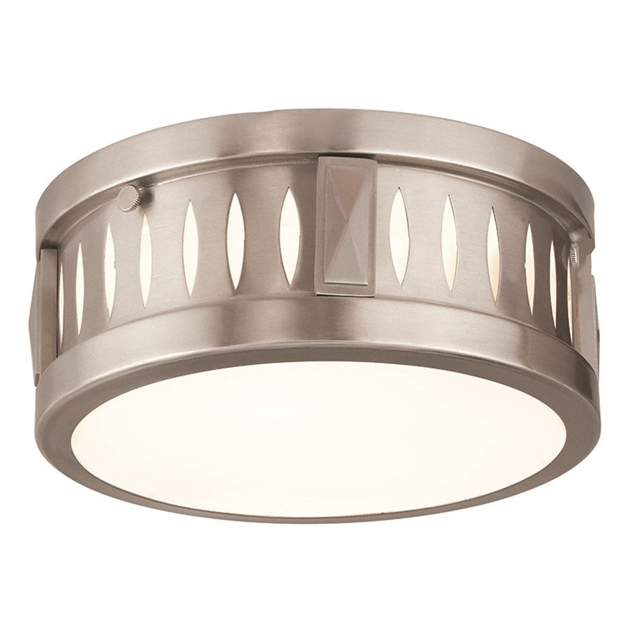 Livex Lighting Vista Flush Mounts, Brushed Nickel