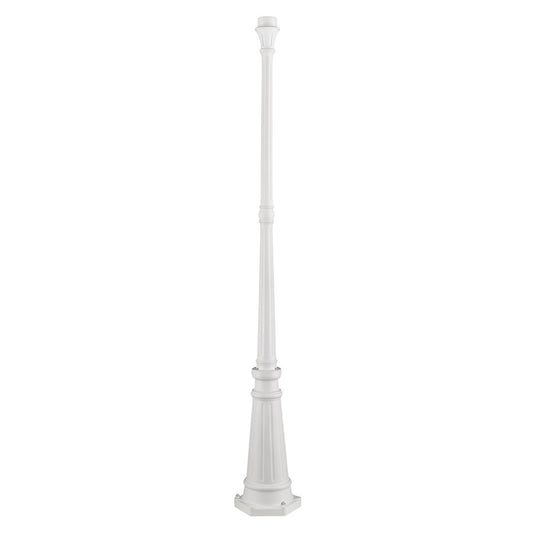 Livex Outdoor Accessories 7709 Light Outdoor Lamp Post, Textured White
