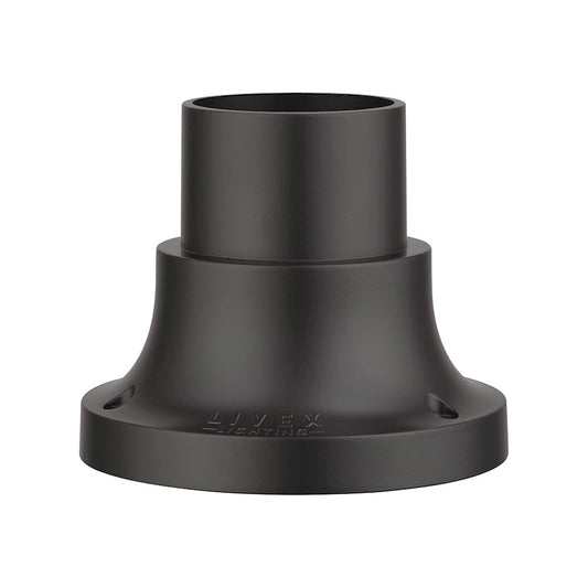 Livex Outdoor Pier Mount Adapter, Bronze