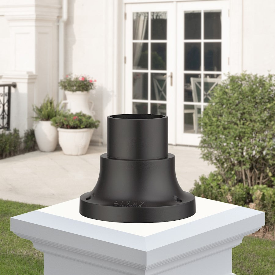 Livex Outdoor Pier Mount Adapter, Bronze