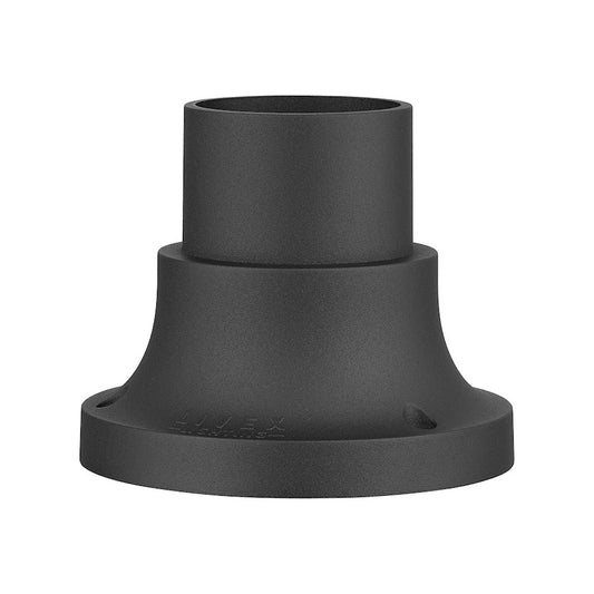 Livex Outdoor Pier Mount Adapter, Textured Black