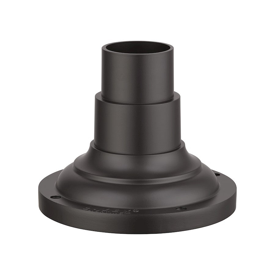 Livex Outdoor 8" Pier Mount Adapter, Bronze