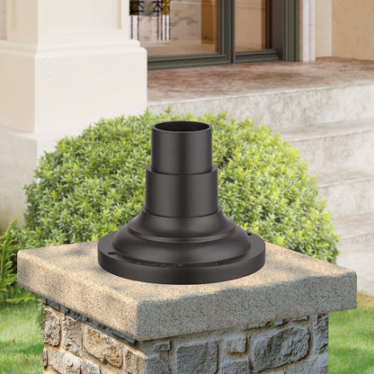 Livex Outdoor 8" Pier Mount Adapter, Bronze