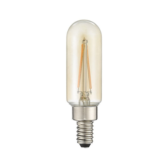 Livex Pack of 10, 2.6W, 2200K, T8 Tube Filament LED Bulbs, Amber