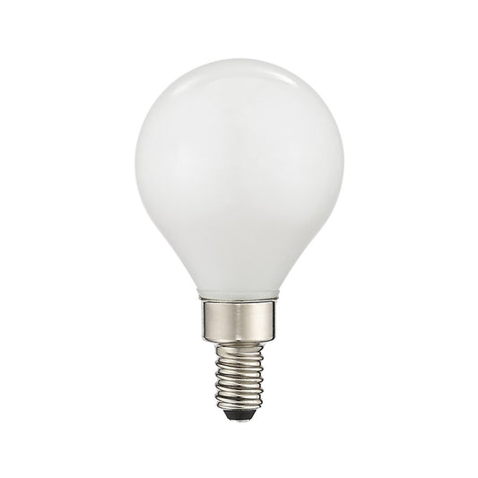 Livex Pack of 60, G16.5 Globe Filament LED Bulbs, Soft White Glass