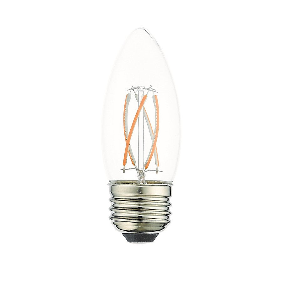 Livex Pack of 10, 4W, 3000K, 300 Lumens, E26 Medium Base, Clear