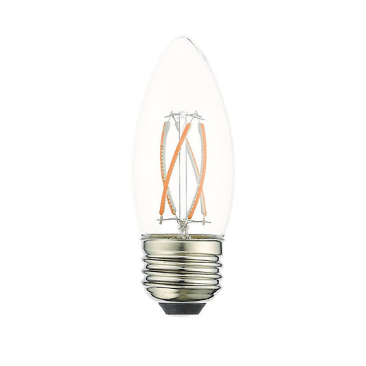 Livex Pack of 10, 4W, 3000K, 300 Lumens, E26 Medium Base, Clear
