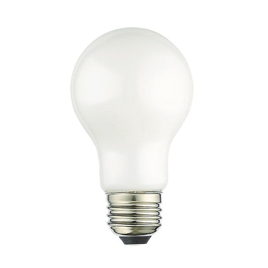 Livex Pack of 10, A19 Pear Filament LED Bulbs, Soft White Glass