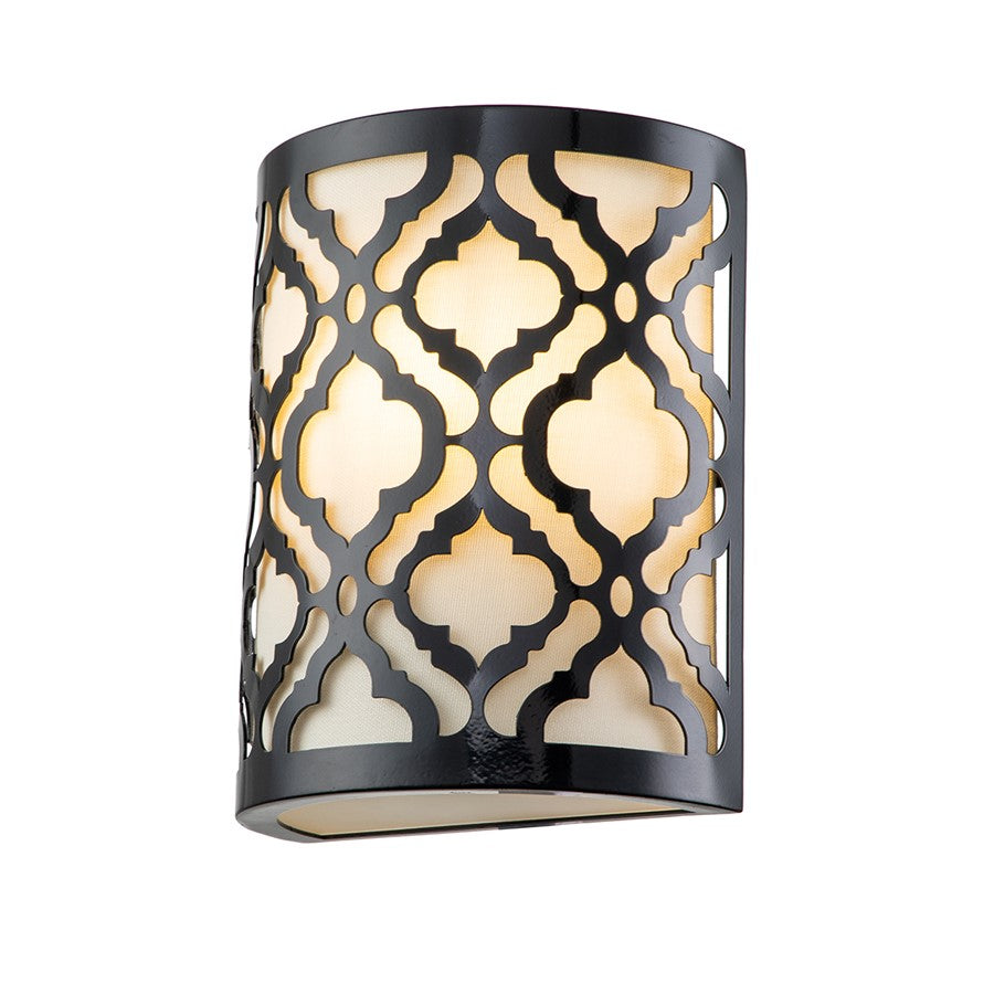Lucas McKearn Arabella 1 Light Sconce, Black - GN-ARABELLA1-BLK