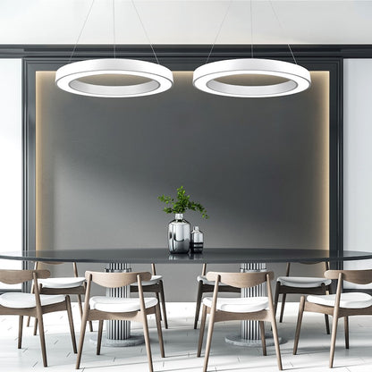 LED Pendant, Matte White