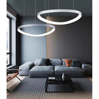 LED Pendant, Matte White