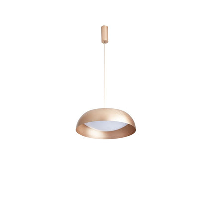 LED Pendant, Brushed Brown Gold