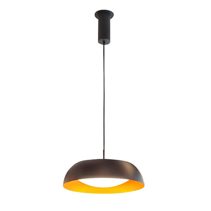 LED Pendant, Black/Gold