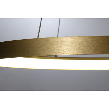 LED Pendant, Brushed Gold