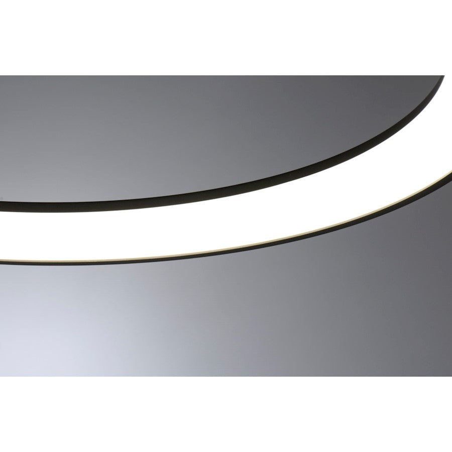 LED Pendant, Matte Black