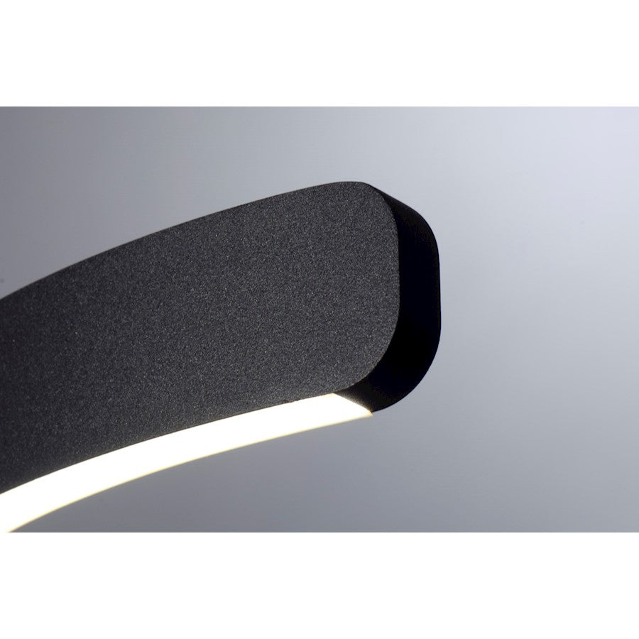 LED Pendant, 30W, Matte Black
