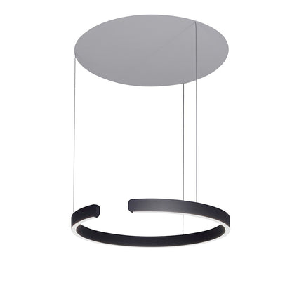 LED Pendant, 30W, Matte Black