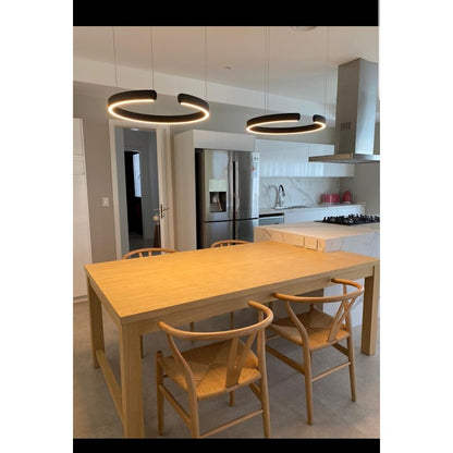 LED Pendant, 30W, Matte Black