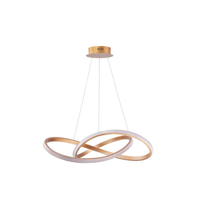 LED Pendant, Brushed Gold