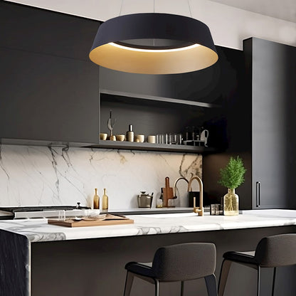 LED Pendant/50W, Black/Champagne