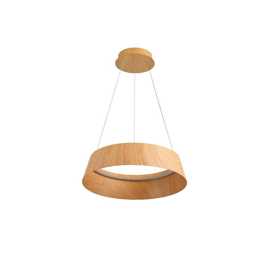 LED Pendant, Wood