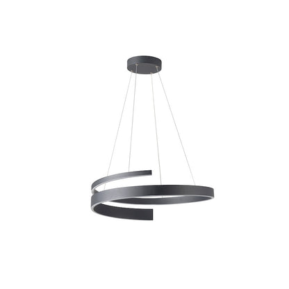 LED Pendant/48W, Matte Black