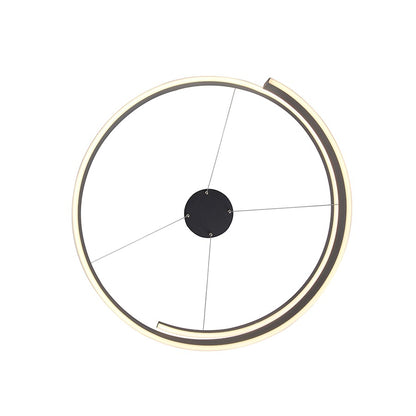 LED Pendant/48W, Matte Black