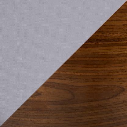 LumiSource Anabelle Dining Chair | Mid-Century Grey Fabric and Walnut Wood | Kitchen & Dining Room Seating | Model CH-ANBELWL-GY