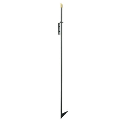 Minuteman International 49in Poker & Blow Poke | Black Wrought Iron with Brass Trim | Fireplace & Hearth Tool | 48in L | Model BP-01