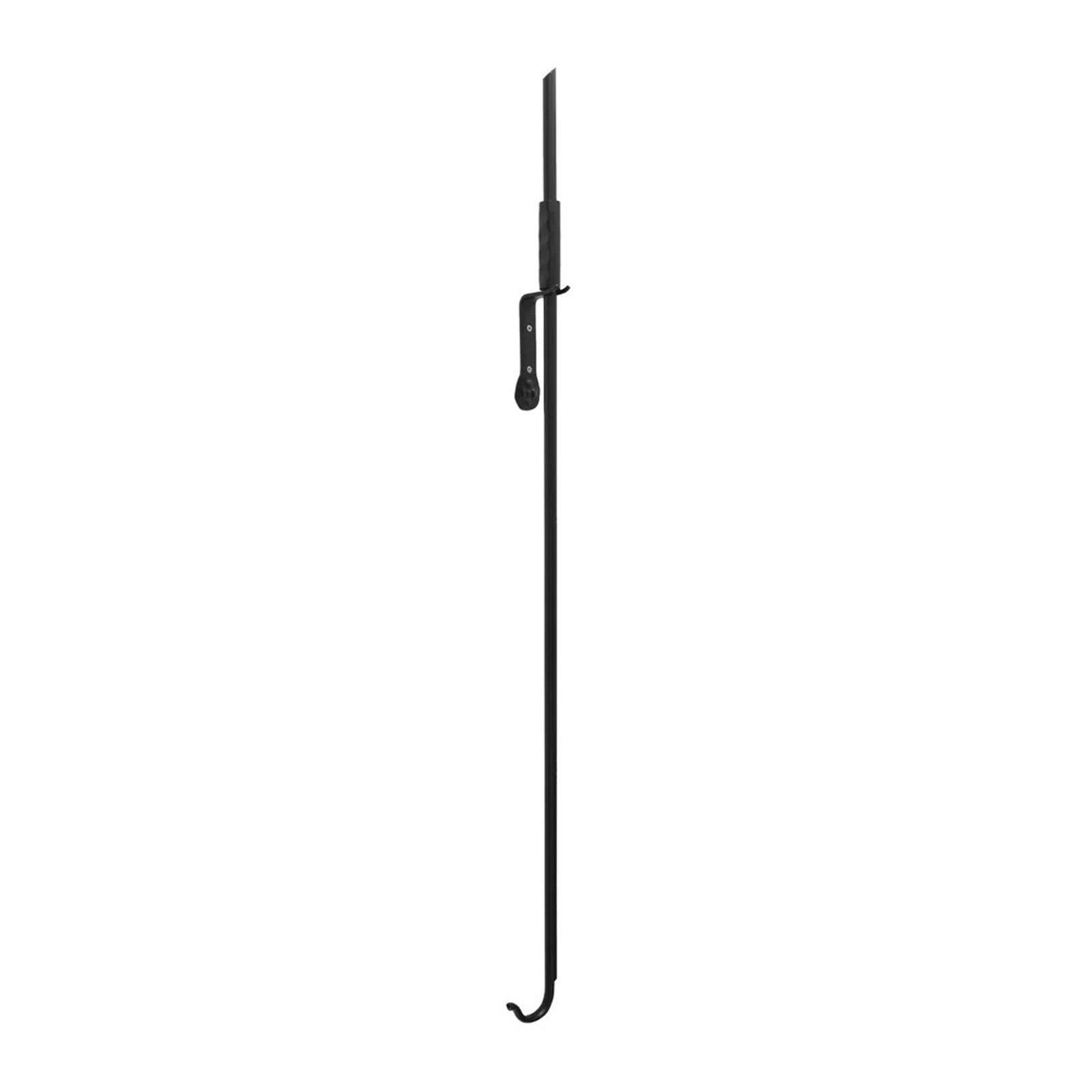 Minuteman International 48in Poker Aerator | Black Wrought Iron Fireplace Tool | Living Room & Hearthside Use | 47.5in L | Model BP-02