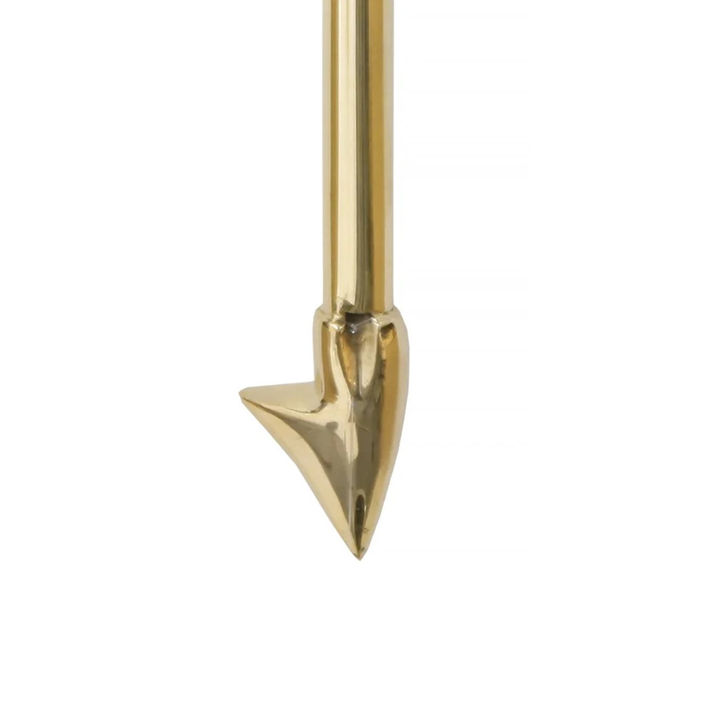 Minuteman International 47in Brass Poker & Blow Poke | Traditional Solid Brass Fireplace Tool | Living Room & Hearthside Accessory | Model BP-03