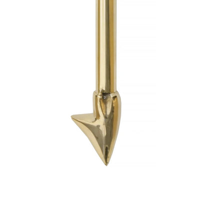 Minuteman International 47in Brass Poker & Blow Poke | Traditional Solid Brass Fireplace Tool | Living Room & Hearthside Accessory | Model BP-03