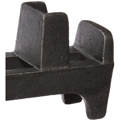 Minuteman International Fire Back Feet | Cast Iron Matte Black | Fireplace Hearth Accessory | 9.5 x 2.5 x 5 in | Model CFB-F