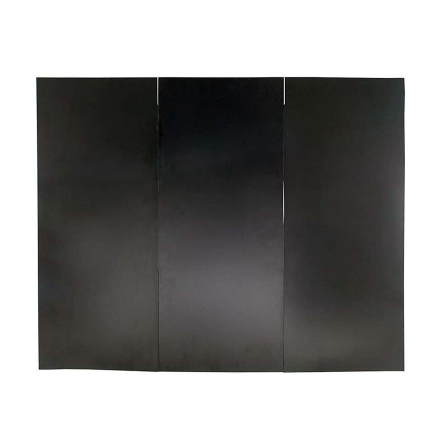 Minuteman International 40 x 32 in Draft Guard Cover | Black Wrought Iron Fireplace Accessory | Keep Warm Air In, Cold Air Out | Model DGC-01