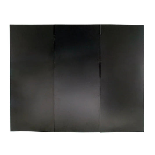 Minuteman International 47 x 34 Draft Guard Cover | Black Wrought Iron Fireplace Screen | Living Room & Hearth Accessory | Model DGC-02