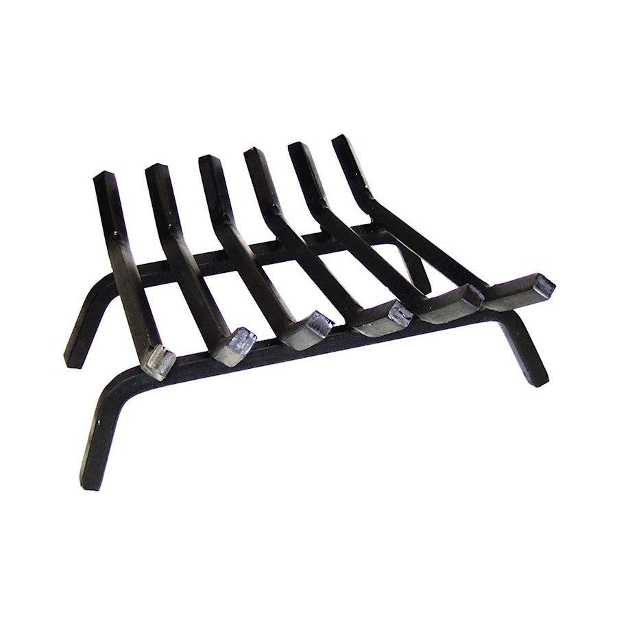 ACHLA Minuteman 18in Tapered Fireplace Grate | Wrought Iron Hearth Log Holder | Living Room & Fireplace | 27 x 2 x 10 in | Model FG6-18