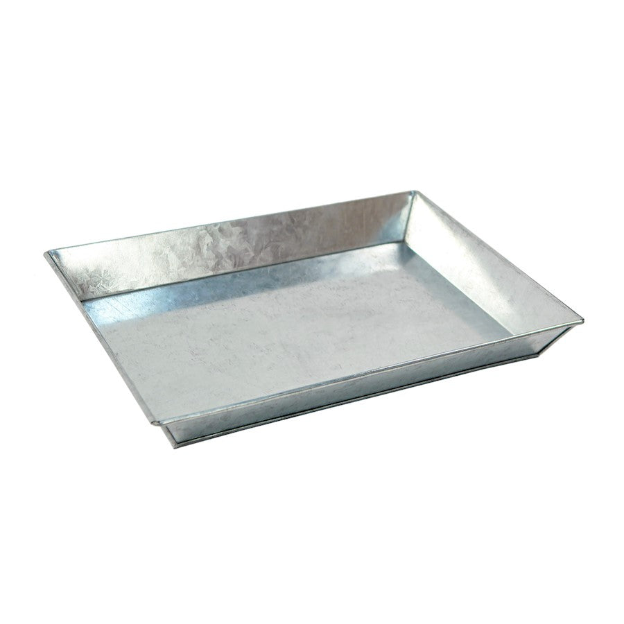 ACHLA GT-03 12x17in Ash Pan | Galvanized Steel Fireplace & Fire Pit Debris Tray | Hearth & Outdoor Fire Cleanup | 12 x 17 x 2 in | Model GT-03