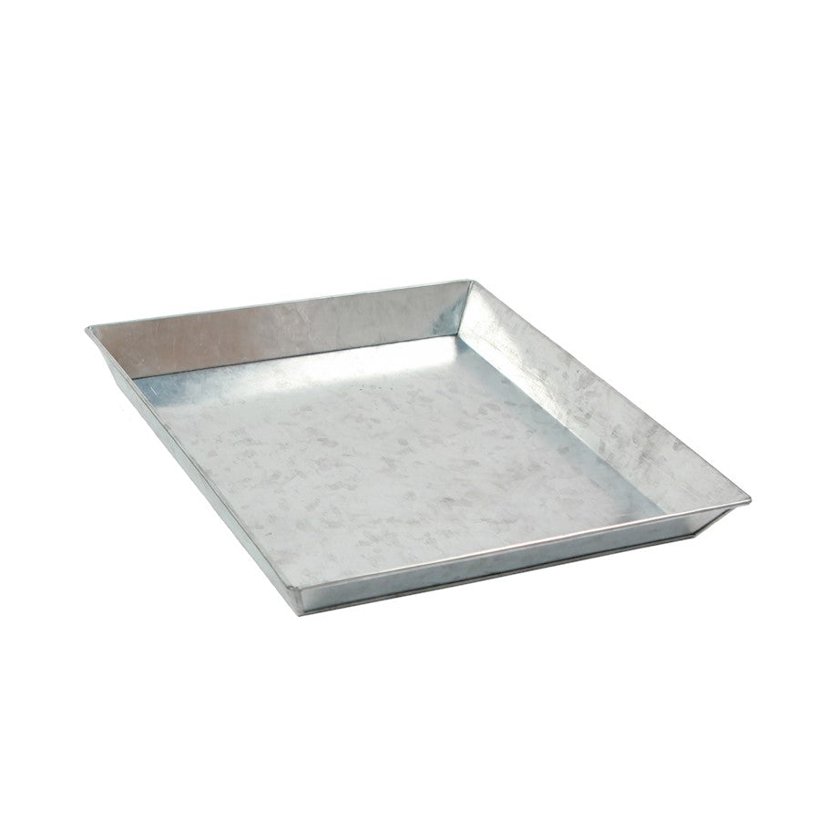 ACHLA GT-04 17x17 Ash Pan | Galvanized Steel Fireplace Grate Pan | Indoor & Outdoor Fire Debris Collection | 17 x 17 x 2 in | Model GT-04