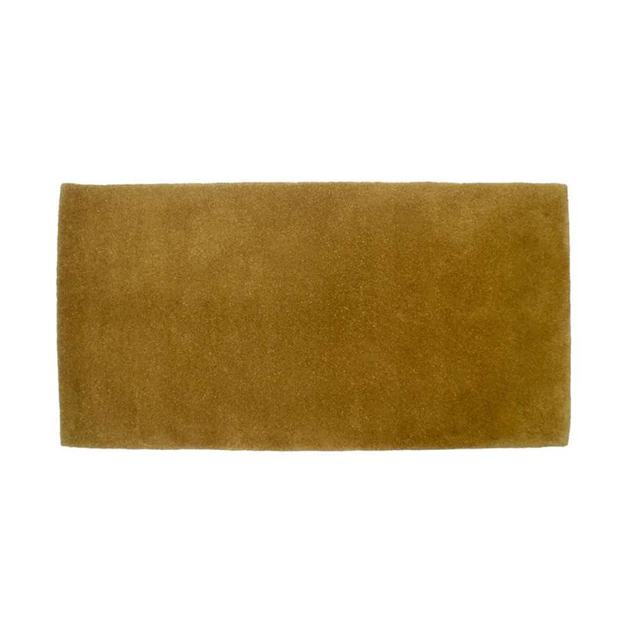 Minuteman International Hearth 44x22in Rectangular Wool Rug | Contemporary Solid Sienna Brown | Fireplace Hearth & Entryway Mat | Model H-14