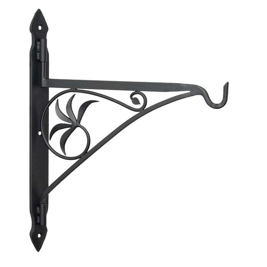 Minuteman International MC-18 18in Swivel Arm Fireplace Crane | Wrought Iron Black Powder Coated | Hearth Cooking & Hanging Pot Rack | Model MC-18