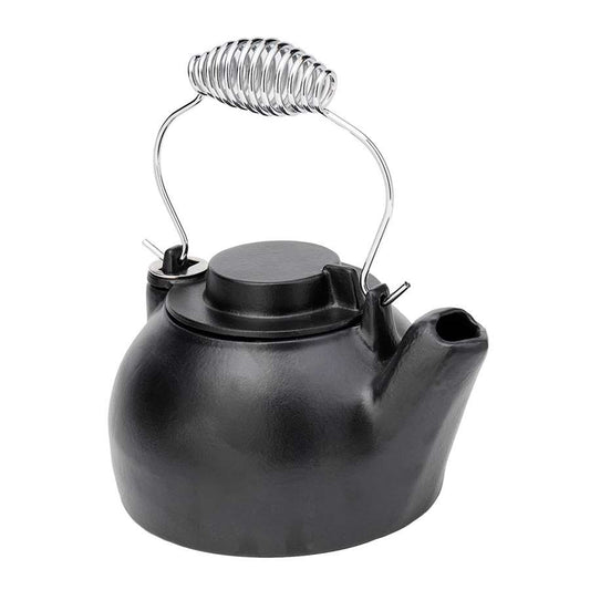 Minuteman International 2.5 Quart Cast Iron Humidifying Kettle | Blue/Black Porcelain Enamel | Living Room & Bedroom Humidifier | Model T-16-BB