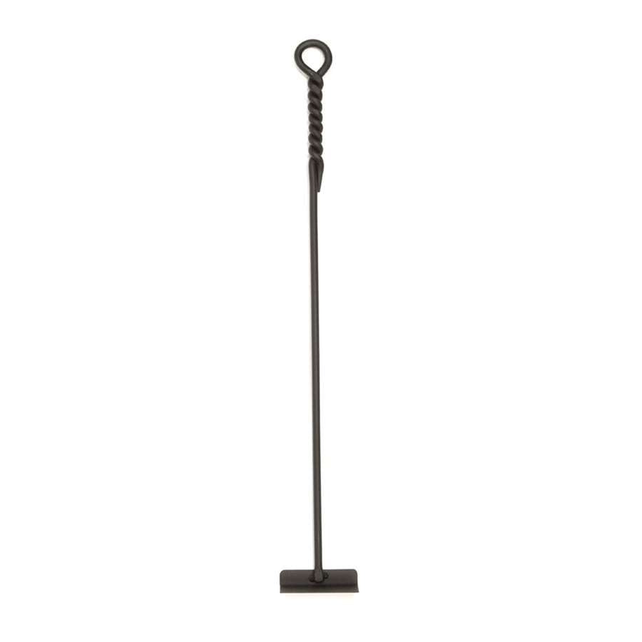 Minuteman International WR-02H 28in Standard Ash Hoe | Black Wrought Iron Fireplace Tool | Hearth & Wood Stove Ash Removal | Model WR-02H
