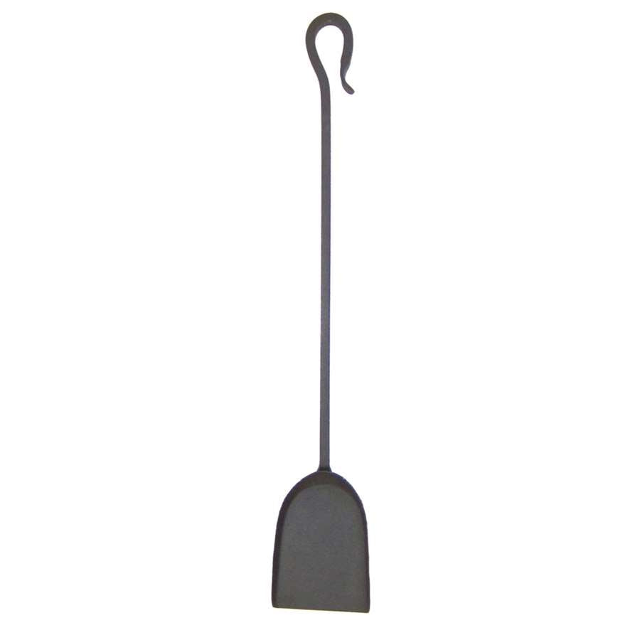 Minuteman International WR-21S 28in Shepherd's Hook Shovel | Graphite Wrought Iron Fireplace Tool | Hearth & Wood Stove Cleanup | 28in | Model WR-21S