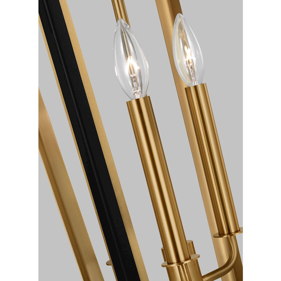 3 Light Small Lantern, Midnight Black