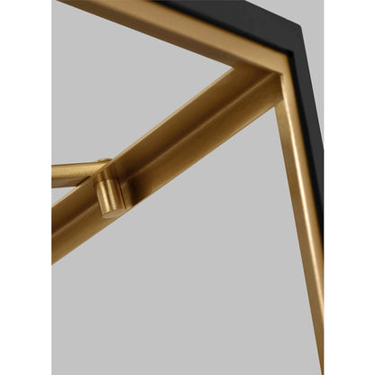 3 Light Small Lantern, Midnight Black