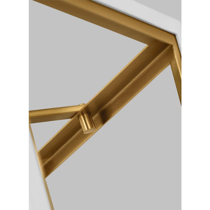 3 Light Small Lantern, Matte White