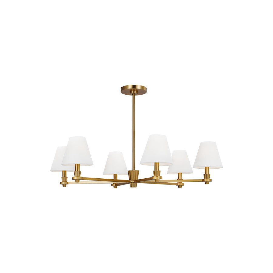 6 Light Large Chandelier, BS