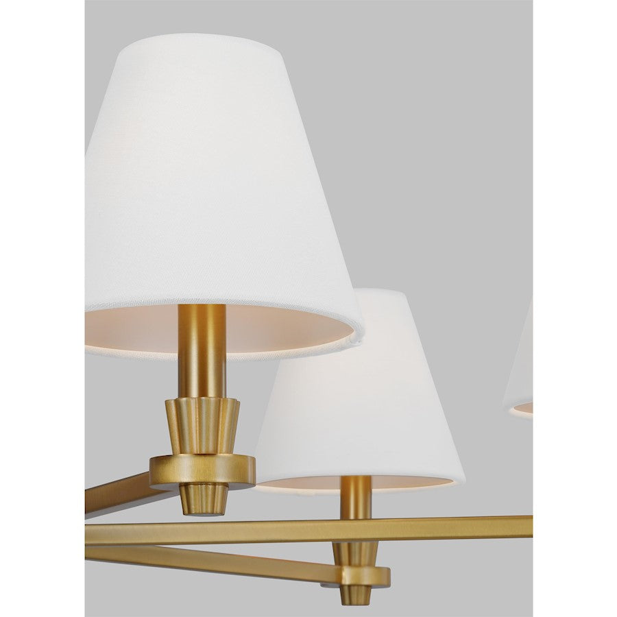 6 Light Large Chandelier, BS