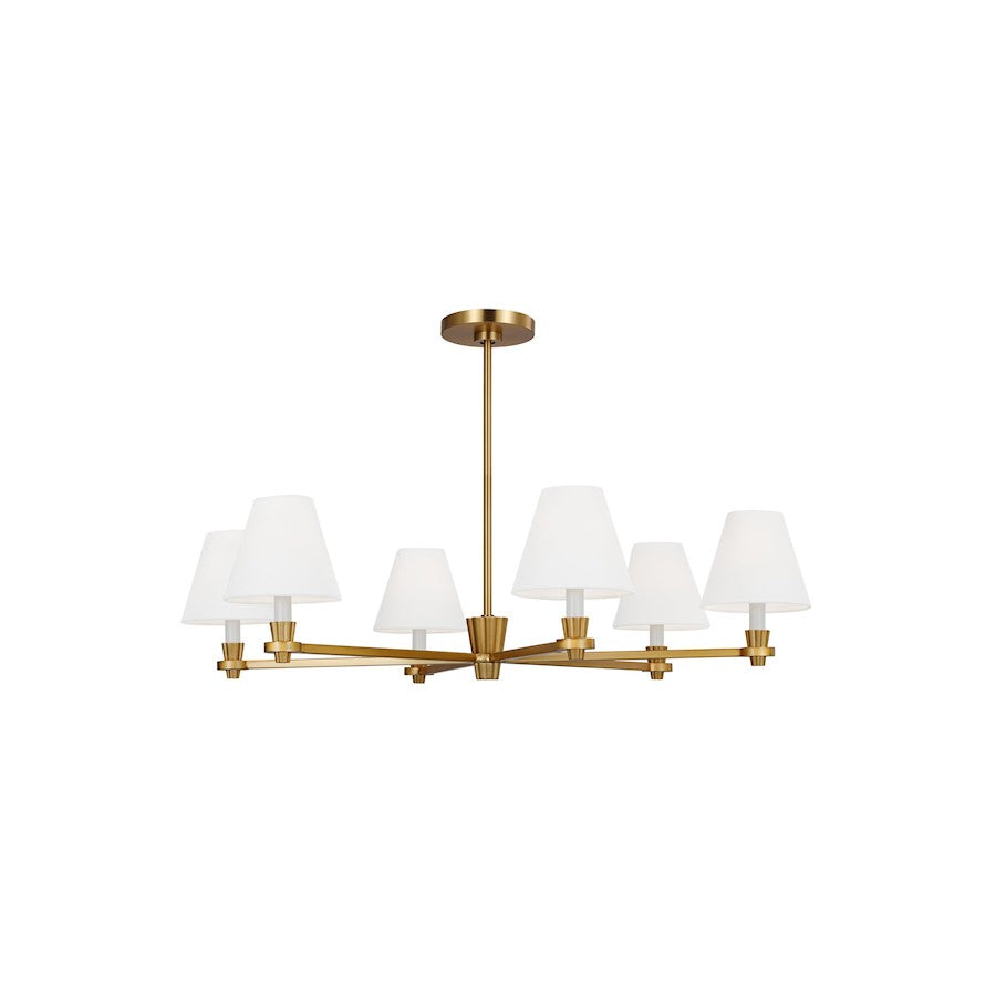 6 Light Large Chandelier, BS