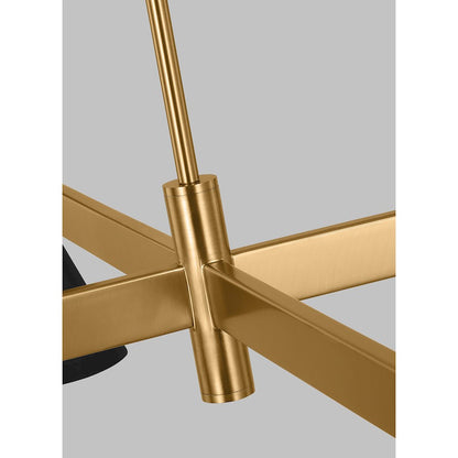 8 Light Large Chandelier, Midnight